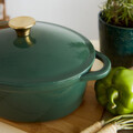 Oala Andreas, Homla, 36x22x17 cm, 3.5 L, fonta, verde