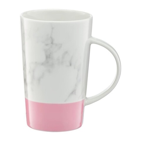 Cana marble, ambition, 430 ml, portelan, roz