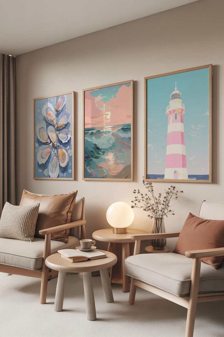 Set de pictură decorativă, Ç-300823, Sticla PVC, Multicolor