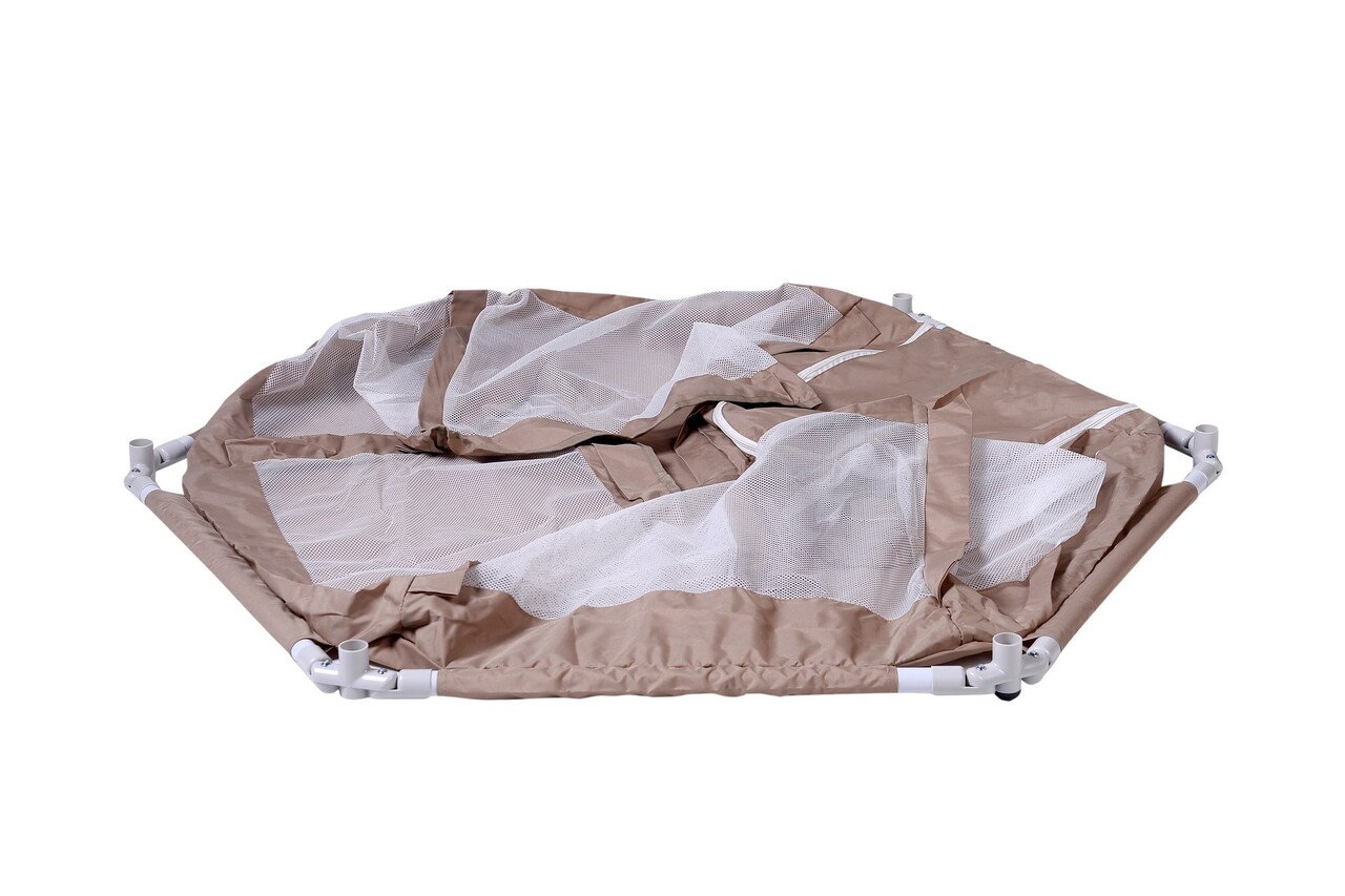 Piscina cu bile, Wallxpert, Ball Pitt, Plastic, Auriu - view 5