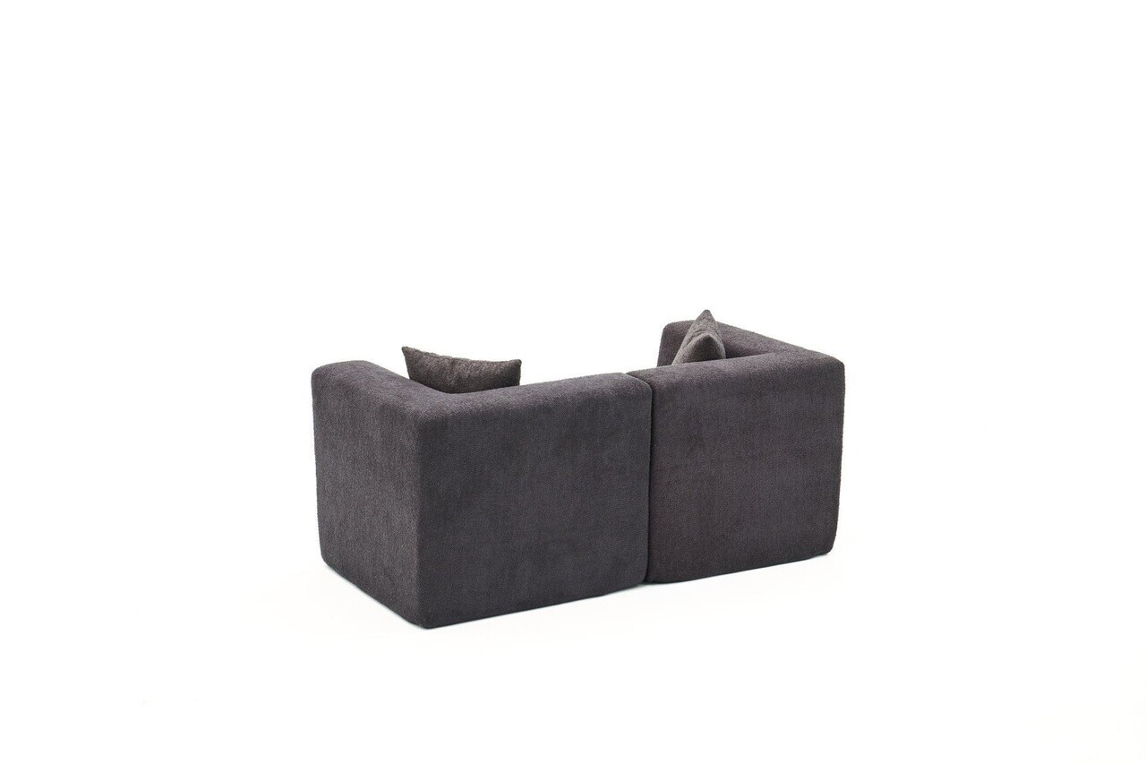 Canapea 2 locuri, Atelier del Sofa, 613LFS1119, Antracit — imaginea 7