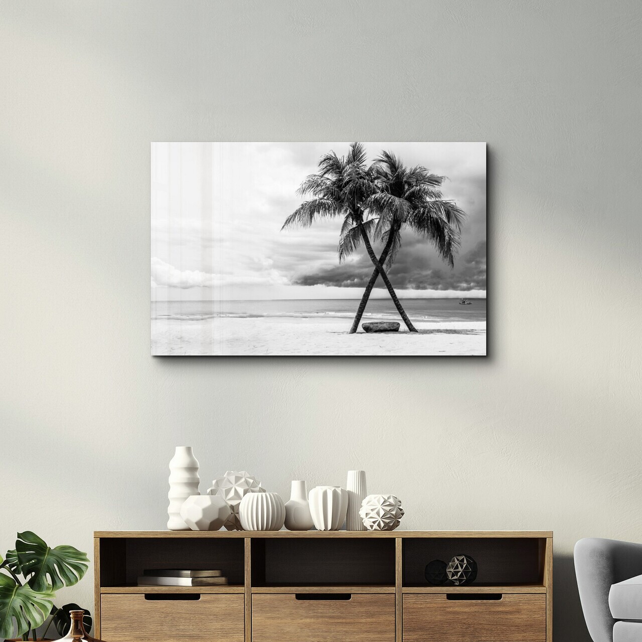 Tablou decorativ, OGLS-1045, Dimensiuni: 46 x 72 cm, Multicolor — imaginea 2