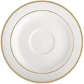 Set de cafea / ceai 12 piese Aura Gold, Ambition, portelan, 200 ml, alb