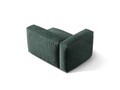 Modul stanga pentru canapea, 1 loc, Martina-120, Micadoni Home, 121x106x75 cm, catifea, petrol
