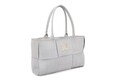 Geanta Juicy Couture 105, 40x12x25 cm, piele ecologica, gri