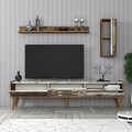 Comoda TV, Hommy Craft, Valensiya, PAL, Nuc / Alb / Marmură