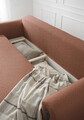 Canapea extensibila 3 locuri, ELTAP, SO-ARC-BL-30JAF, Arcadova, 244x97x97 cm, lemn/poliester, maro/negru