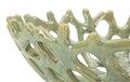 Vas decorativ Coral, Mauro Ferretti, 35x13 cm, ceramica, verde