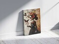 Tablou decorativ, YNS-1031-70 x 100, PÂNZĂ, Lemn, Multicolor