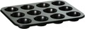 Forma de copt 12 briose, invelis non-stick Lukrecja, Ambition, 35x26.5 cm, otel carbon, negru