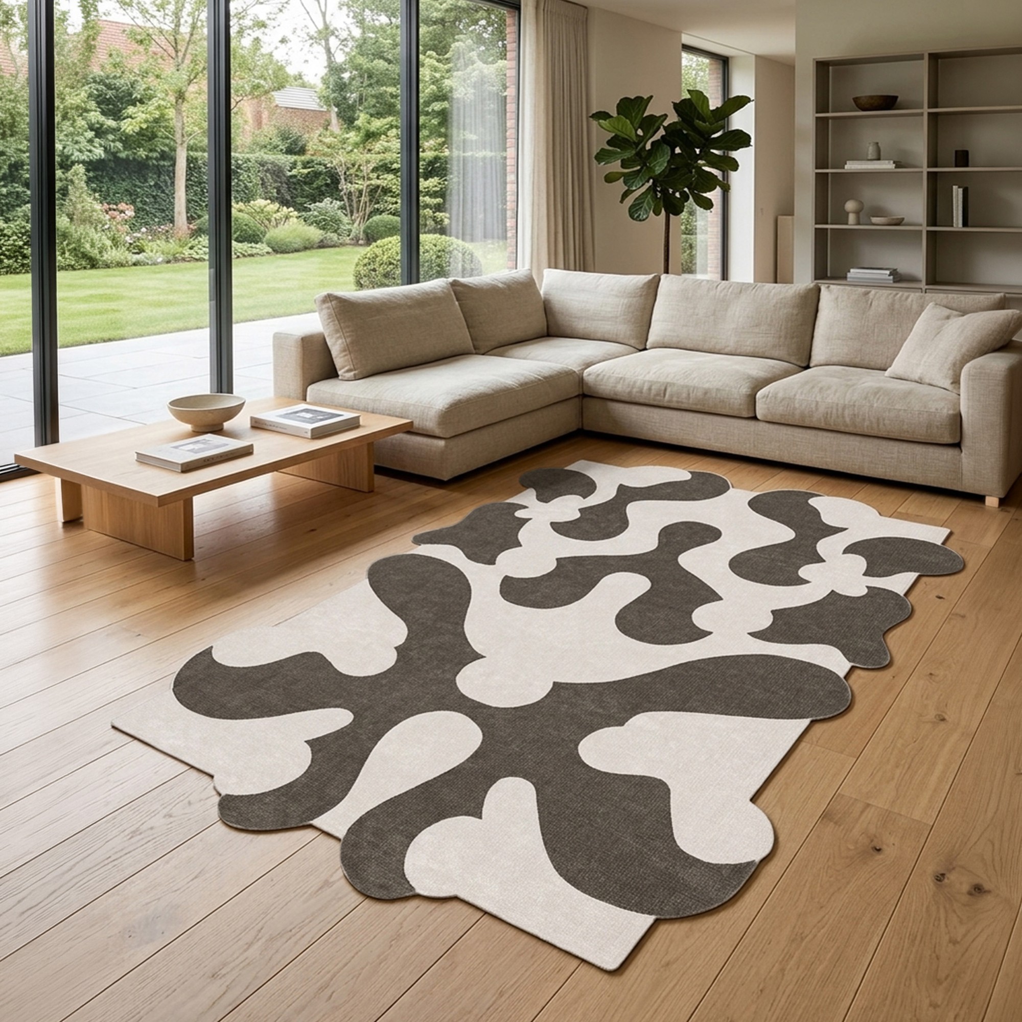Covor, Fr354, 80x300 cm, Maro