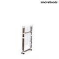 Uscator de haine pliabil pe roti, Flareck InnovaGoods, 161 x 205 x 87 cm, otel