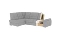 Coltar extensibil stanga 3 locuri ELTAP, LT-45NU, Sado, 272x192x95 cm, lemn/poliester, mustar