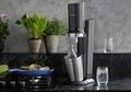 Aparat carbonatare Crystal, SodaStream, 29.7 x 15.5 x 45 cm, Metallic Black