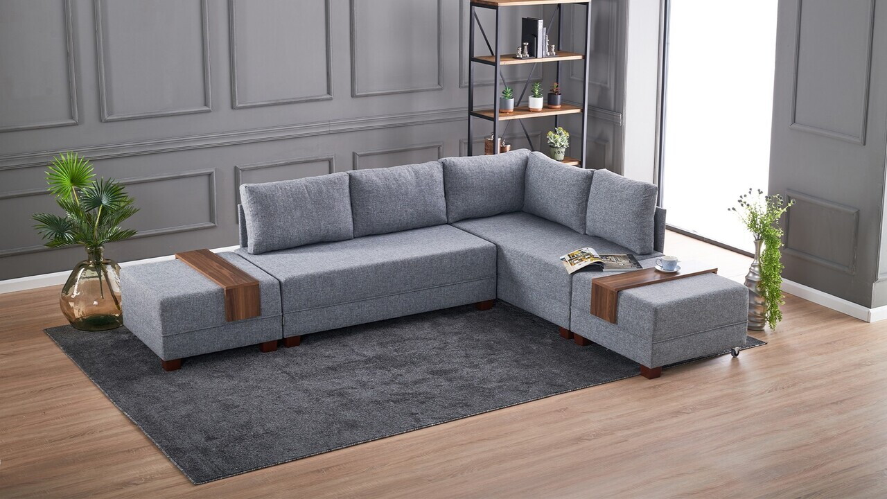 Coltar, Atelier del Sofa, 613LFS1164, Gri — imaginea 2