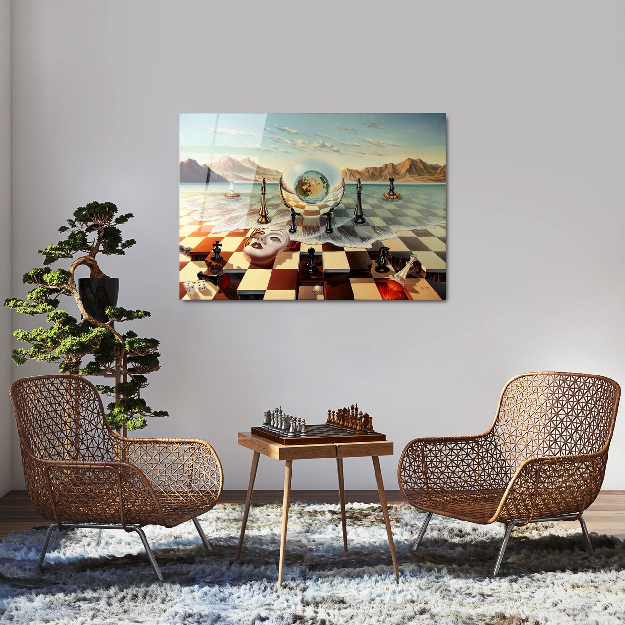Tablou decorativ, UV-260 70 x 100, 70 x 100 cm, Multicolor - view 3