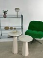 Set masute 2 piese, Rotexa, Lilyum (57 + 47), MDF , Crem