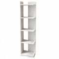 Corp biblioteca, Hanah Home, Aura, 37.8x150x23.8 cm, Alb
