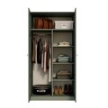 Dulap pentru haine, Hanah Home, Lucas 1600-240, 94x190x60 cm, Verde