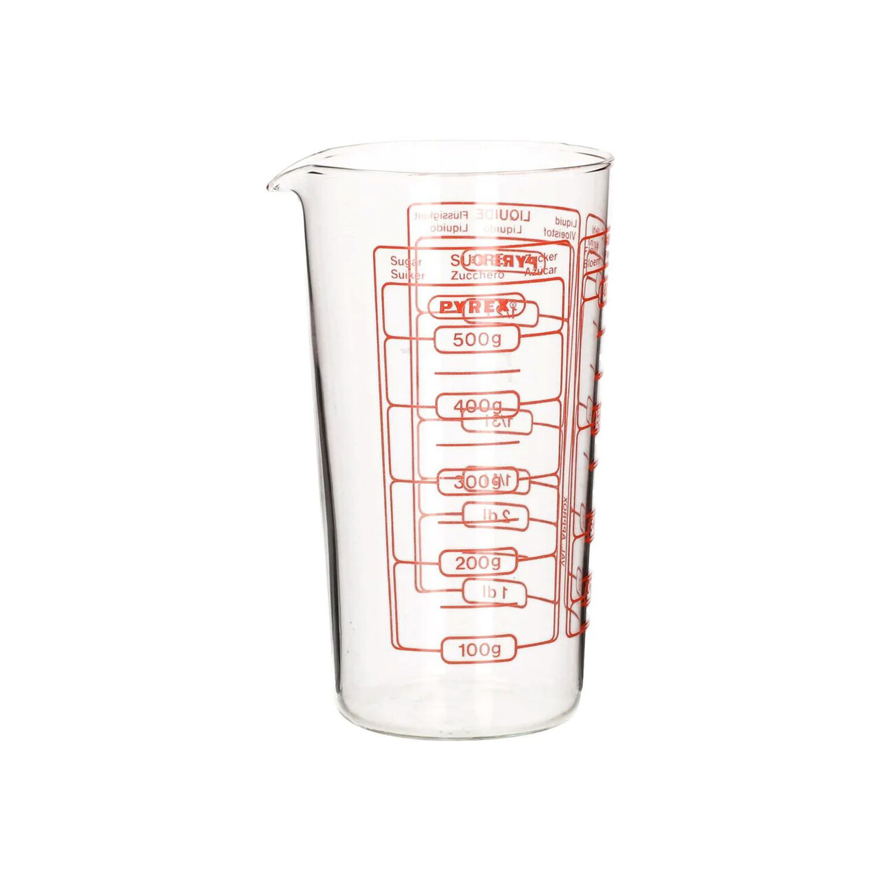 Cana gradata inalta, din sticla borosilicata, 500ml, "Classic" - Pyrex - imagine 3