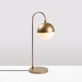 Lampa de masa, Horn - 12202, Fulgor, 18 x 25 x 53 cm, 1 x E14, 40W, auriu