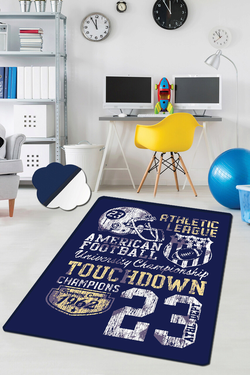 Covor, Athletic League  , 150x240 cm, Catifea, Multicolor