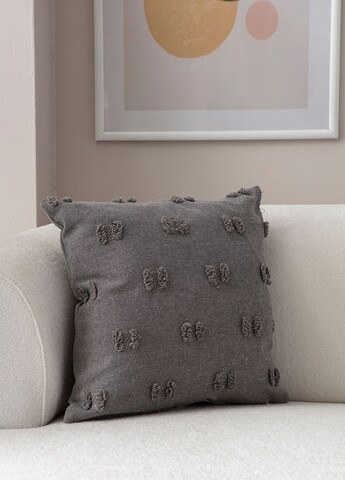 Husa de perna, Tuffet, 43x43 cm, Material: 100% POLIESTER, Gri