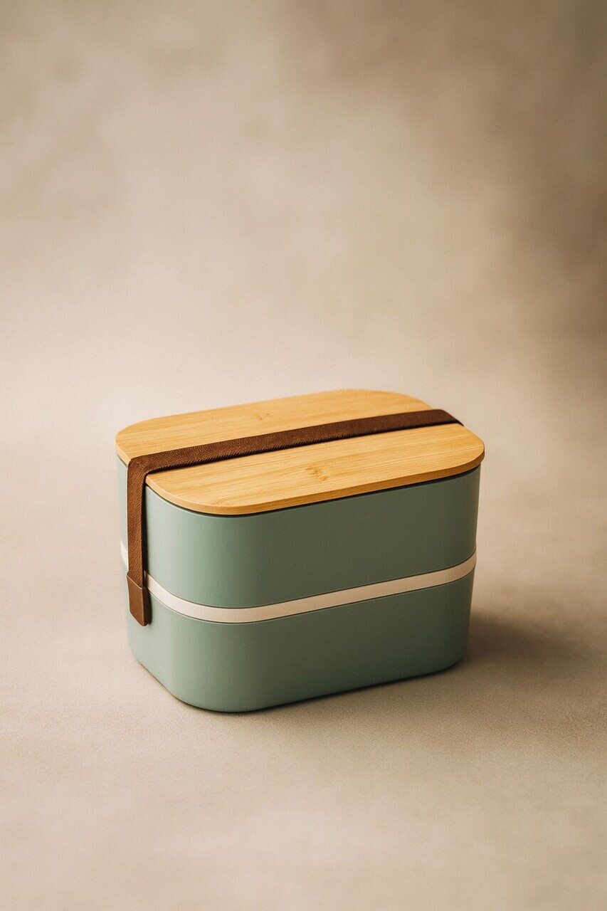 Cutie pentru pranz, Hermia, 721CBL1306, Inox, Dimensiuni: 14,5 x 18,5 x 12,5 cm / 1000 ml, Verde - view 3