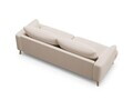Canapea 3 locuri, Naomi, Micadoni Home, 200x95x75 cm, tesatura structurata, bej