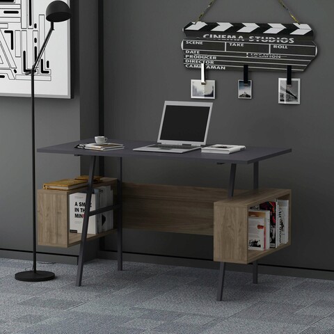 Birou, Lagomood, Ironi, 120×73.8×60 cm, Antracit / Nuc Lagomood