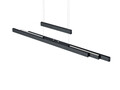 Lustra Trajan, TRIO, 150.5x6x150 cm, 45W, 1x SMD, metal, negru mat