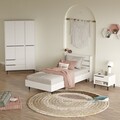 Set dormitor pentru copii, Locelso, ON23-W, Alb
