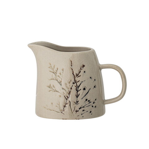 Latiera, Bloomingville, Bea, 8x9 cm, 250 ml, ceramica, natural