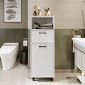 Dulap multifunctional, Hanah Home, 2488, 45x115x35 cm, PAL MELAMINAT, Alb