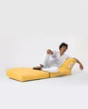 Fotoliu extensibil, Siesta, Ferndale Bean Bag, 55 - 180 cm, poliester impermeabil, galben