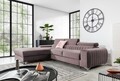 Coltar extensibil stanga 3 locuri ELTAP, LT-24LO, Grayson, 278x205x92 cm, lemn/poliester, roz
