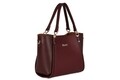 Geanta Beverly Hills Polo Club, 611, piele ecologica, visiniu