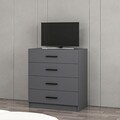 Dulap, Minerva, Kale TV, 90x100x47 cm, PAL, Antracit