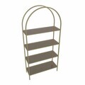 Corp biblioteca, Hanah Home, Linda, 80x172x30 cm, Aur / Bronz