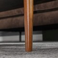 Masuta de cafea Vasagle, 100x50x45 cm, lemn masiv/PAL, maro