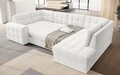 Coltar extensibil dreapta 5 locuri ELTAP, RT-01ROY, Blewett, 299x198x82 cm, lemn/poliester, alb