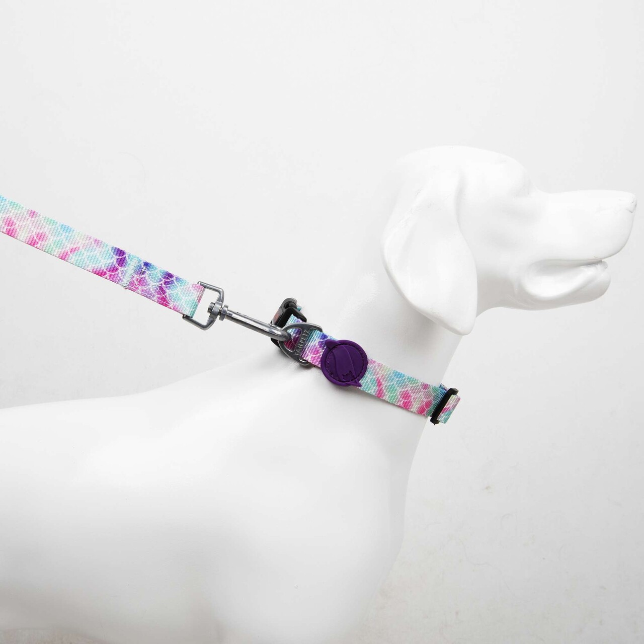 Zgarda pentru câini, Paws &amp; Whiskers, Bubles, Poliester, Multicolor - imagine 2