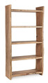 Corp biblioteca Eneas, Bizzotto, 90x35x175 cm, lemn de salcam
