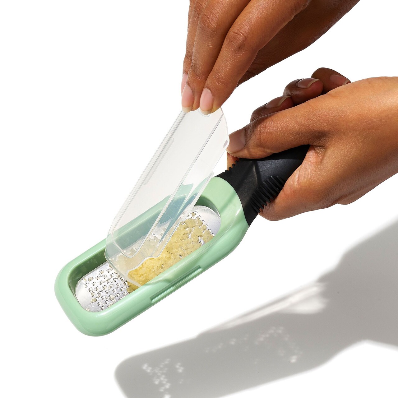 Razatoare pentru ghimbir/usturoi, inox, 18 cm, "Good Grips" - OXO - imagine 10