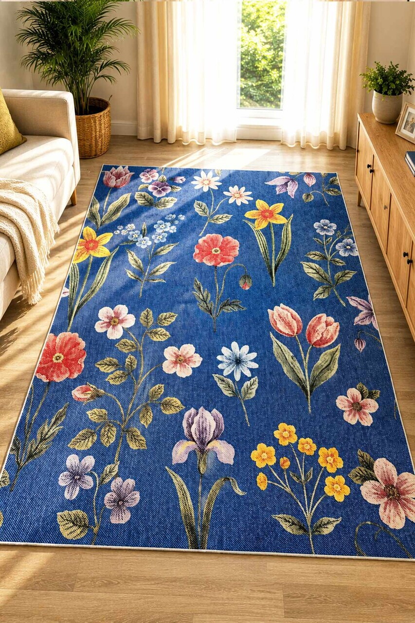 Covor, Pelle, 100x200 cm, Multicolor — imaginea 2