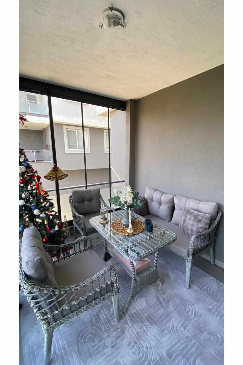 Set mobilier de gradina Hanah Home Fiori ALUMINIU Gri