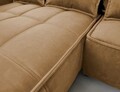 Coltar extensibil stanga 4 locuri ELTAP, LT-45TOS, Campo, 265x196x88 cm, lemn/poliester, mustar