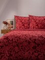 Lenjerie de pat King Size, Margot, Homla, 3 piese, 200x220 cm, poliester, burgundy