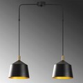 Lustra, Opviq, 892OPV1553, Metal, Negru