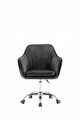 Scaun de birou elegant Beth, Heinner, 42x44x80 cm,  gri